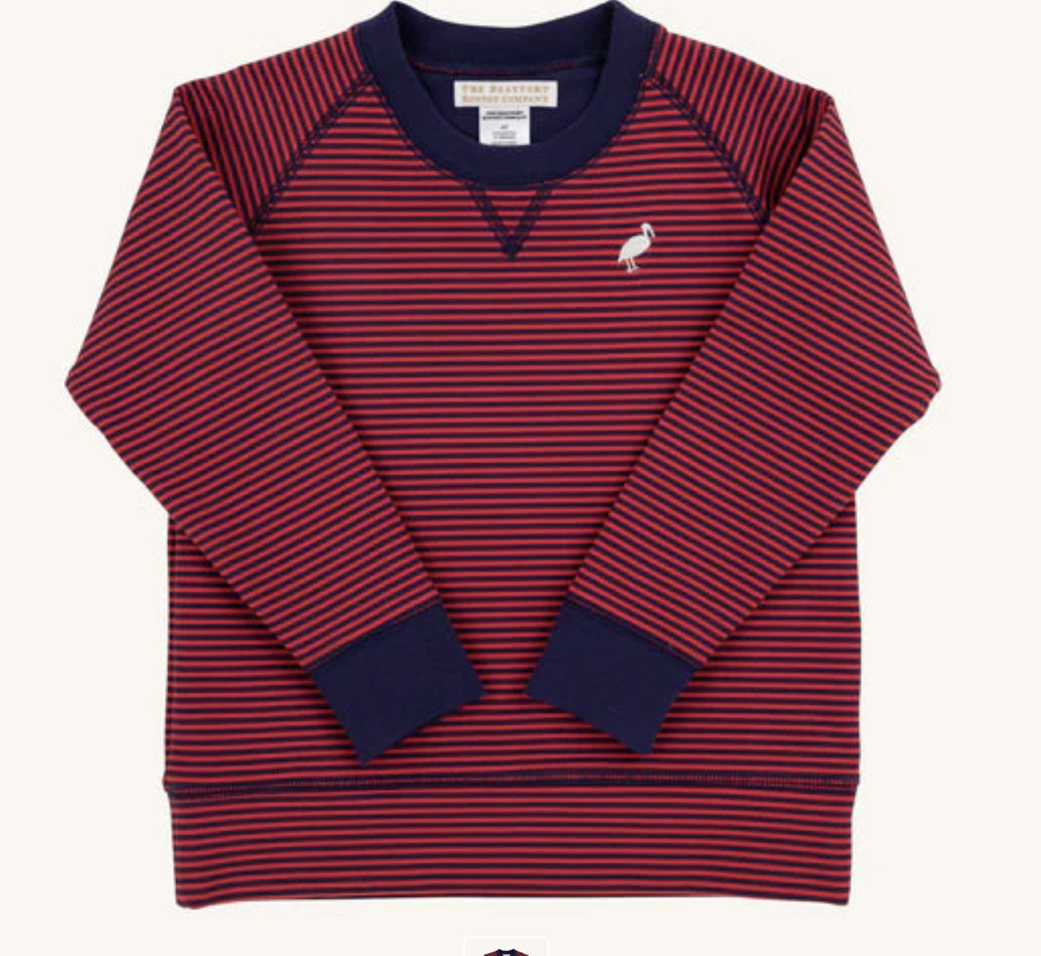 Cassidy Crewneck | Richmond Red &amp; Nantucket Navy