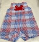 Appliqued Crab Sunsuit