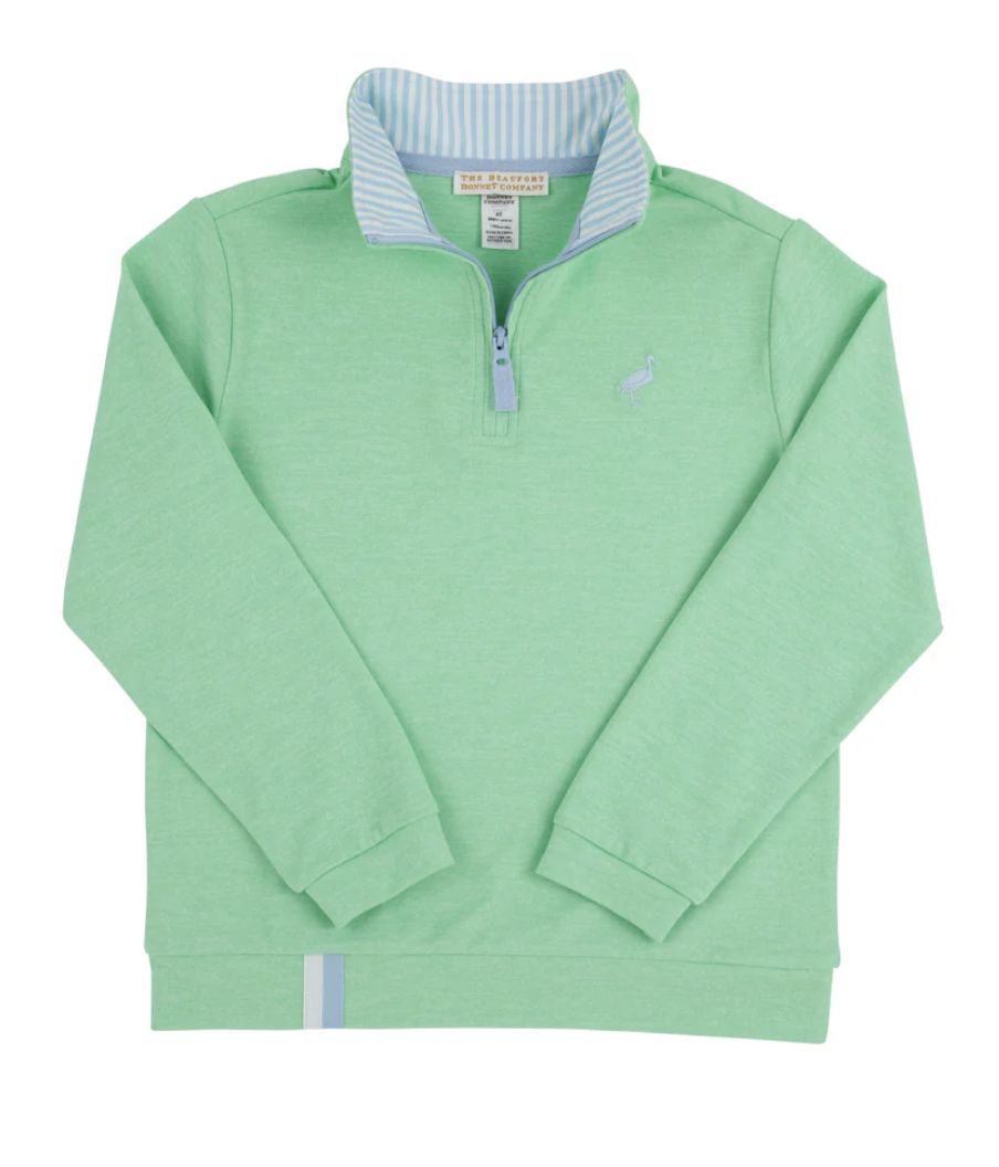 Prepletic Hayword Half-Zip Grace Bay Green