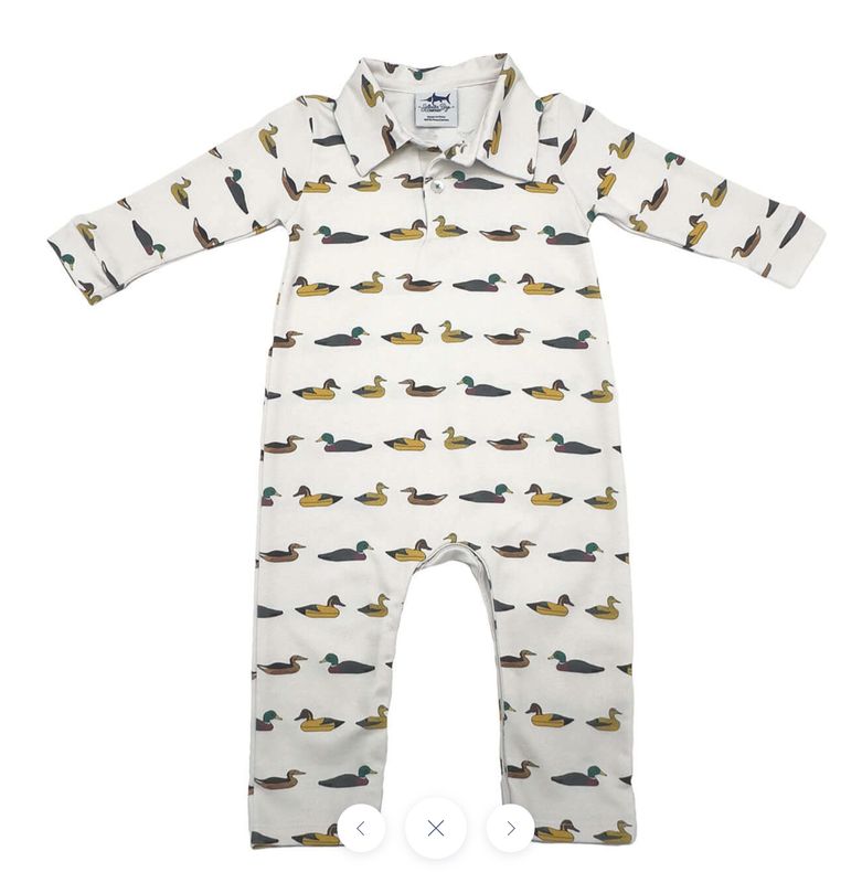 Saltwater Boys Signature Polo Romper