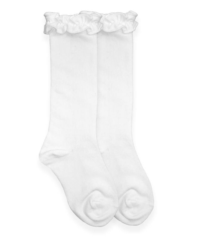 Ruffle Knee High Sock