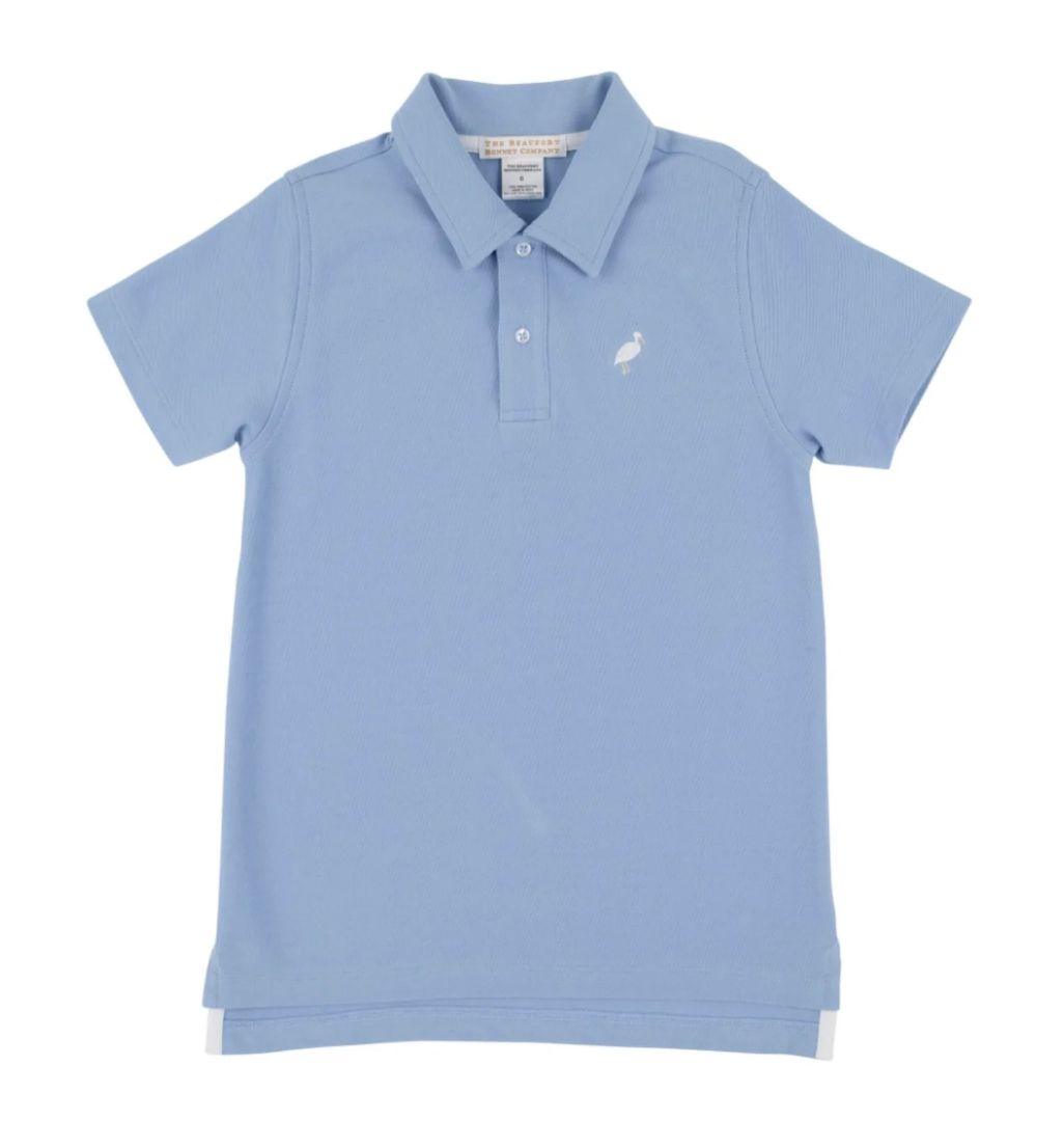 Prim &amp; Proper Beach Polo Sarasoto Sky