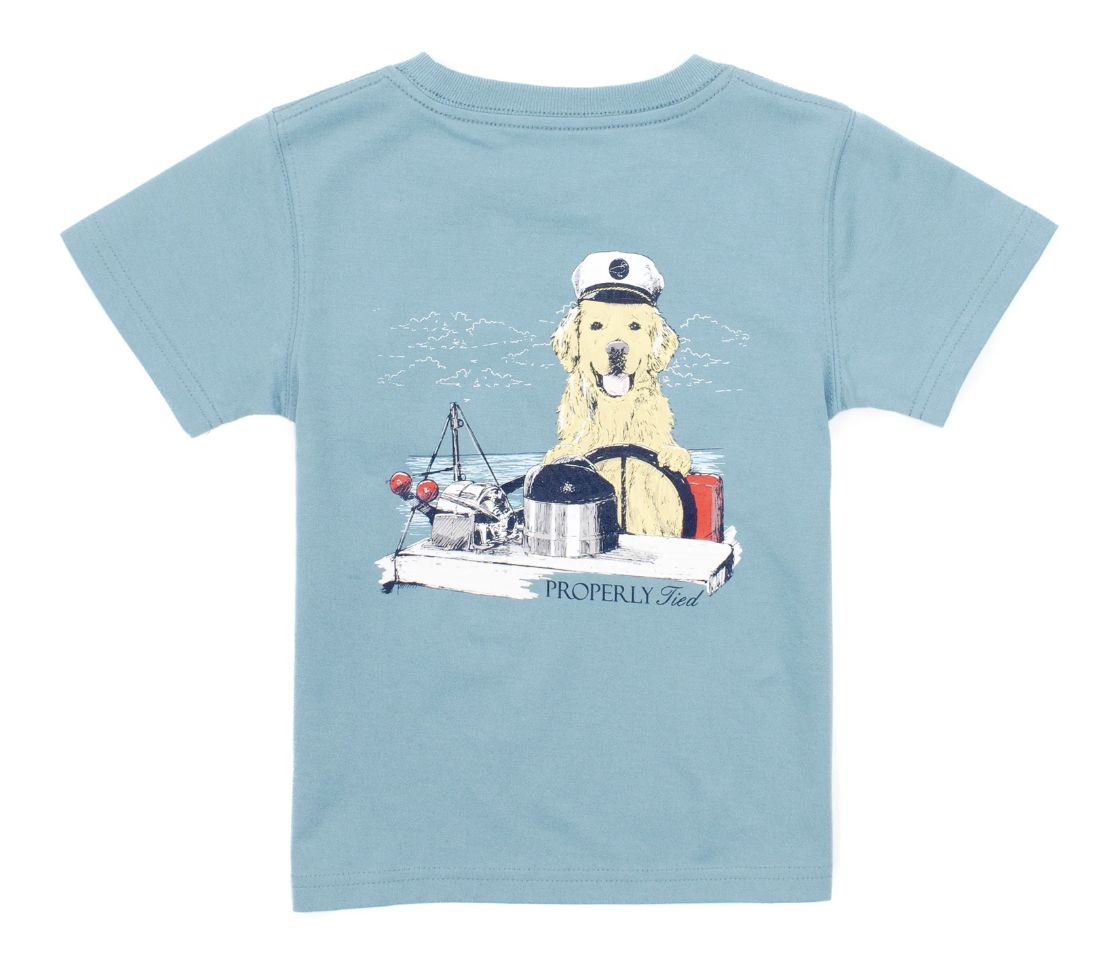 Golden Captain/Coastal Sky Tee-Shirt