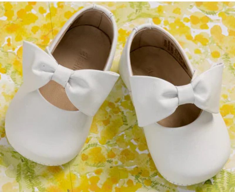 Baby Ballerina Bow Shoes
