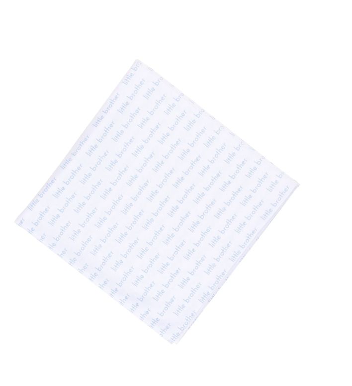 Brother &amp; Sister Printed Swaddle Blanket