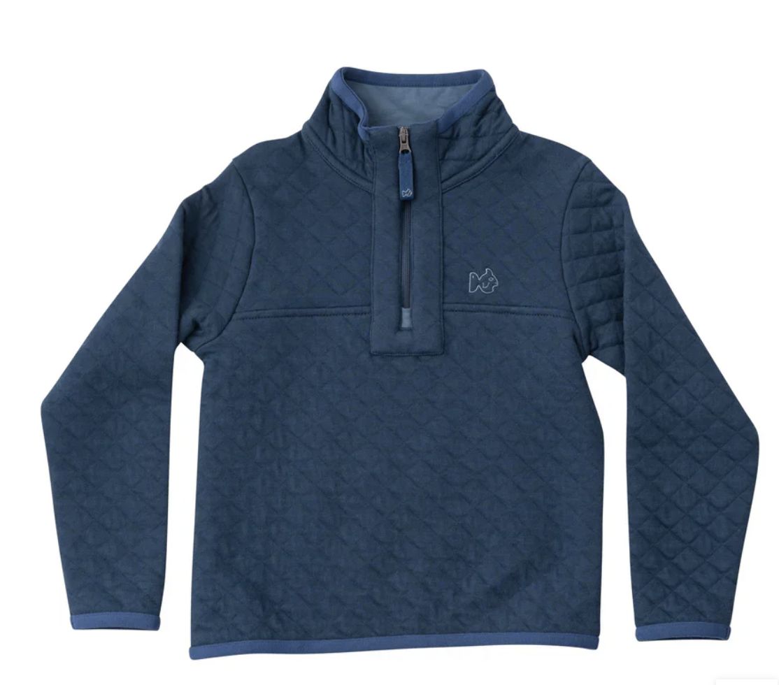 Big Dipper Quilted Zipper Pullover