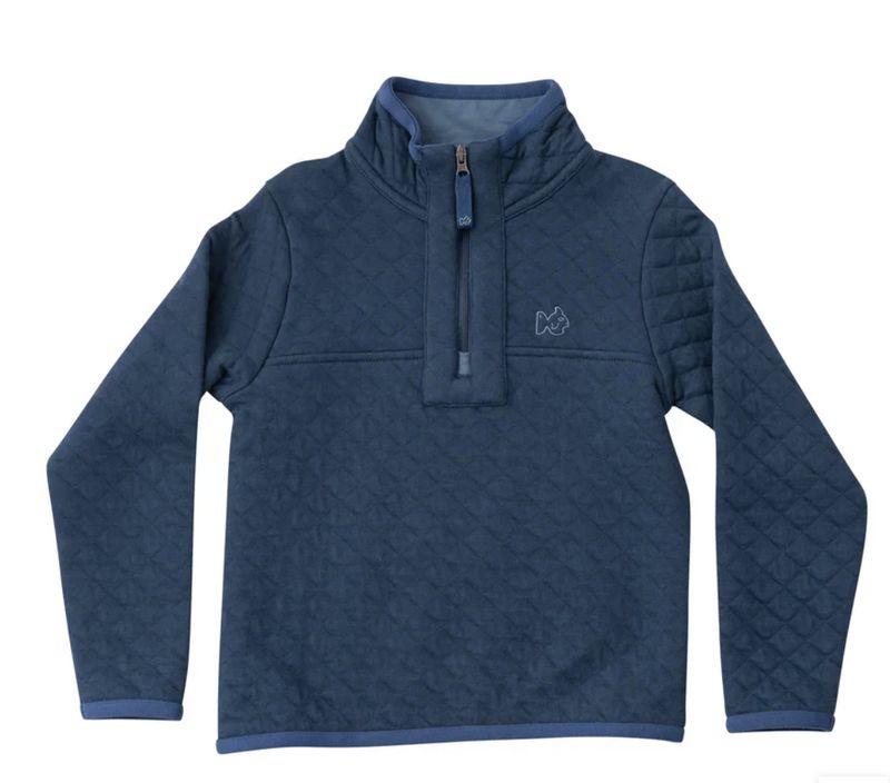 Big Dipper Quilted Zipper Pullover