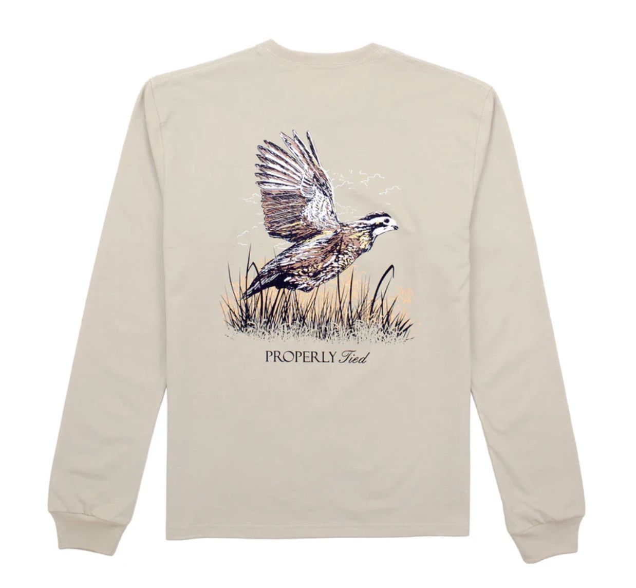 Boys Quail LS Linen, Colors: linen, Size: 2t