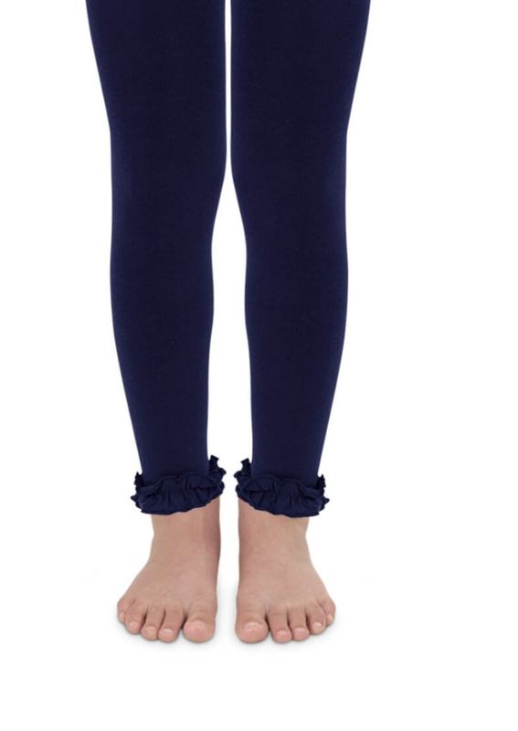 Jefferies Socks Pima Cotton Ruffle Footless Tights