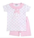 At the Ballpark Applique Ruffle Short Pajama PK