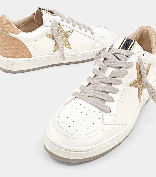 Taupe Snake Sneakers