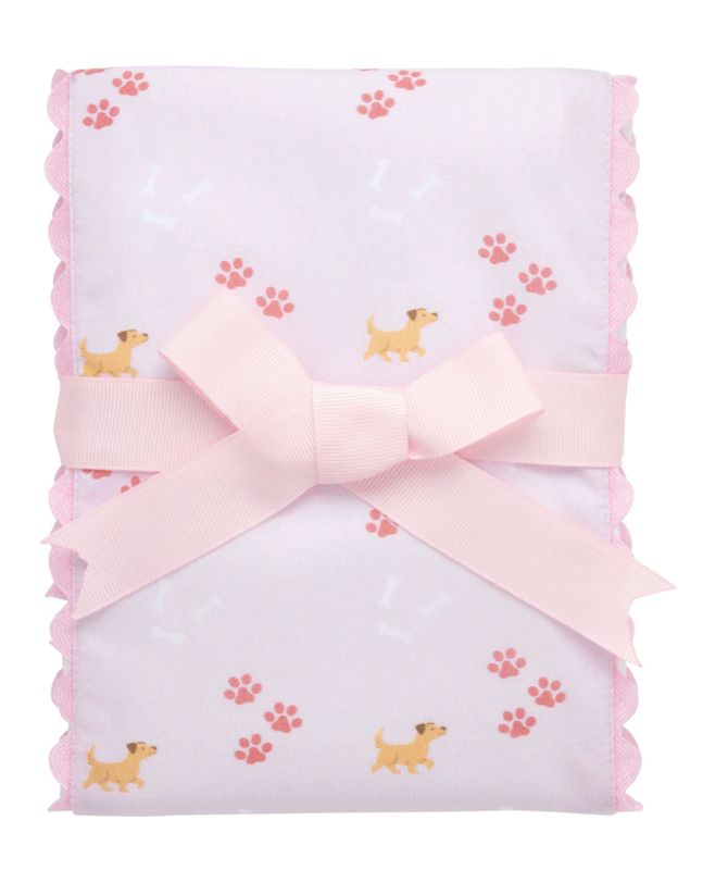 Puppy Fancy Fabric Burp Cloth