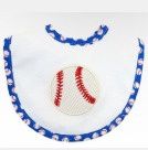 Applique Velcro Baseball Bib