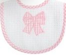 Pink Bow Medium Bib
