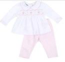 Arthur and Anna Smocked Collared 2pc