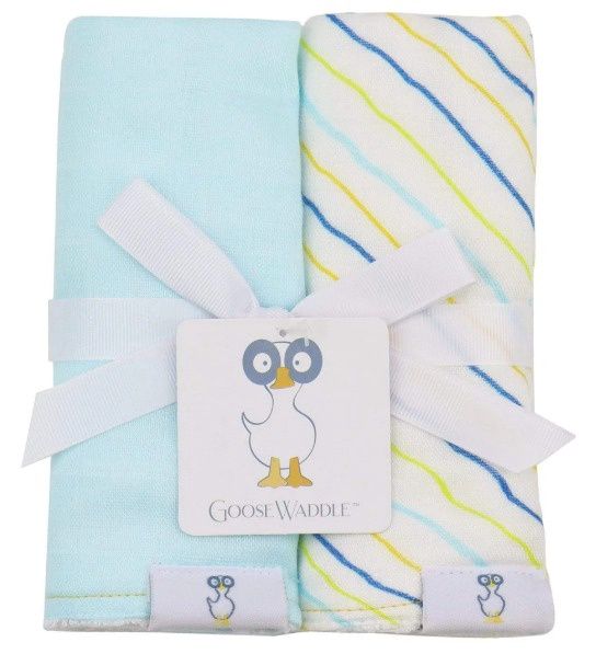 Muslin &amp; Terry Cloth Burp 2 pk
