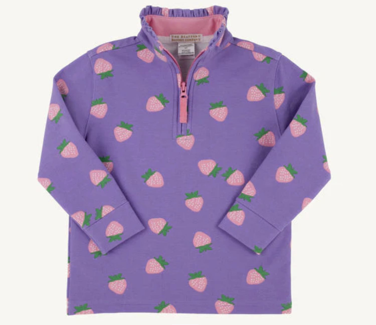 Canter Collar Half-Zip Sanibel Strawberries