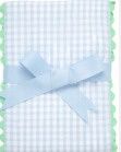 Big Check Fancy Fabric Burp Cloth
