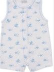 Light Blue Whale Print Playsuit