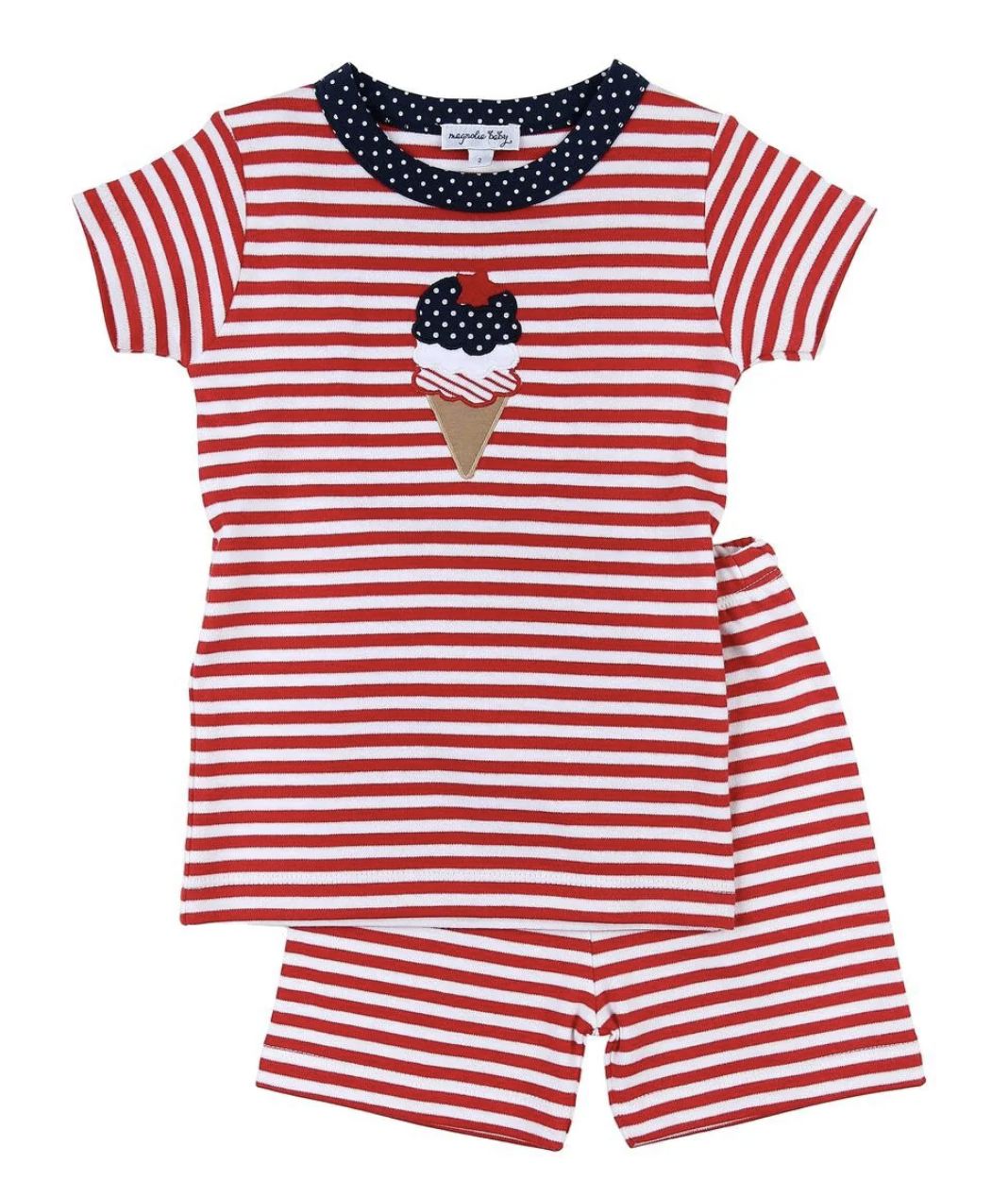 4th of July Ice Cream Short Set