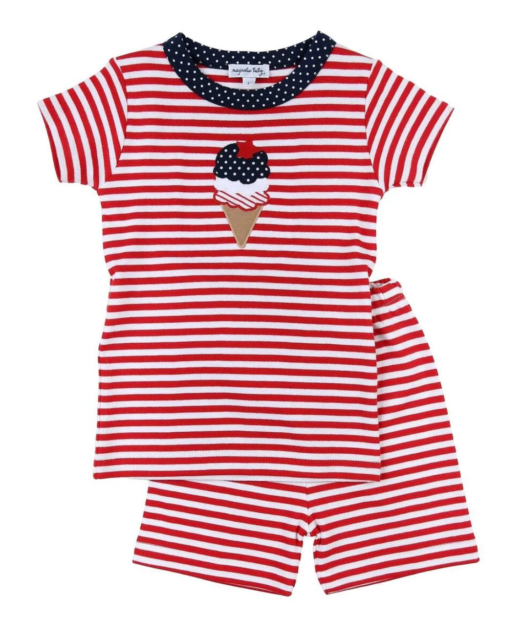 4th of July Ice Cream Short Set