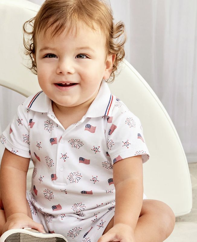 Bold Stripes &amp; Bold Stars Romper