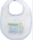 Train Applique Bib