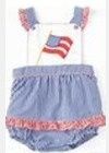 American Flag Sunsuit