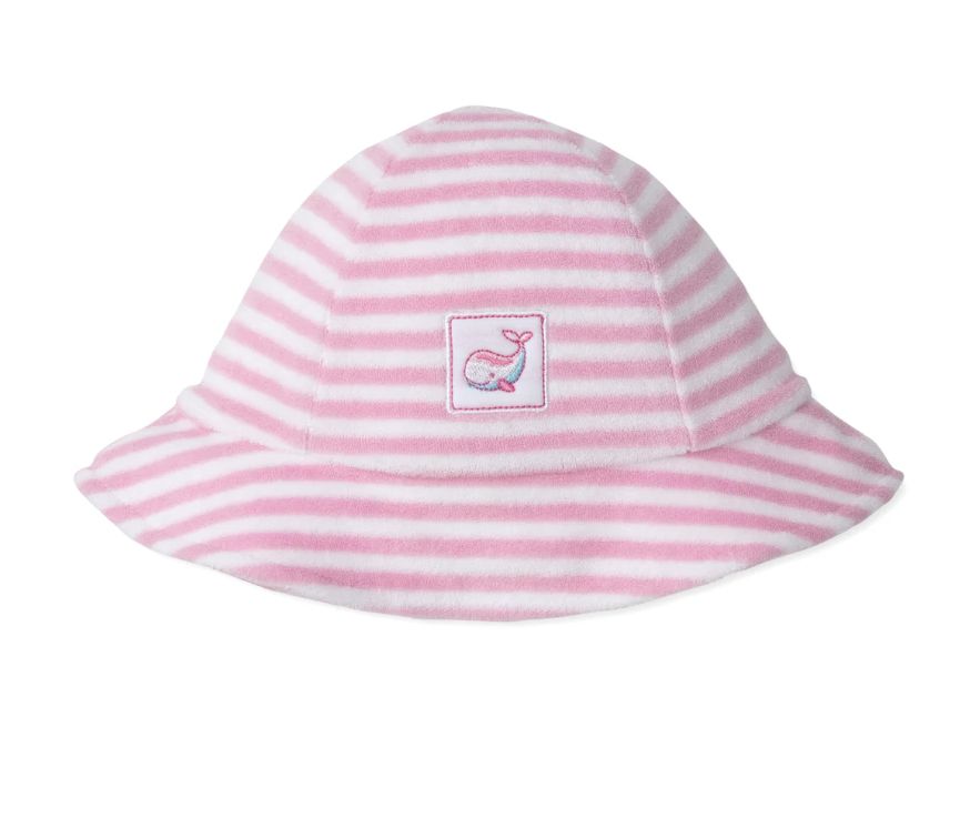 Whale Wonder Pink Stripe Hat