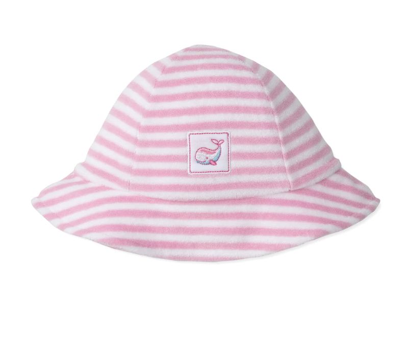 Whale Wonder Pink Stripe Hat