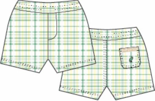 Sheffield Shorts | Seersucker, Size: 6