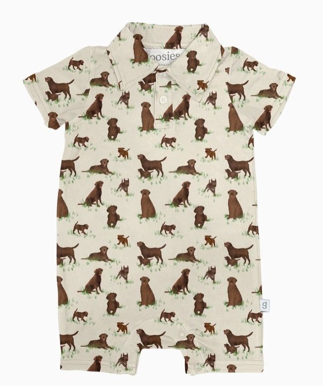 Chocolate Lab Romper