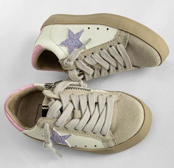 Paula Mini Lilac Glitter Sneaker
