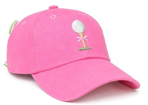 Tee Time Bow Hat | Pink