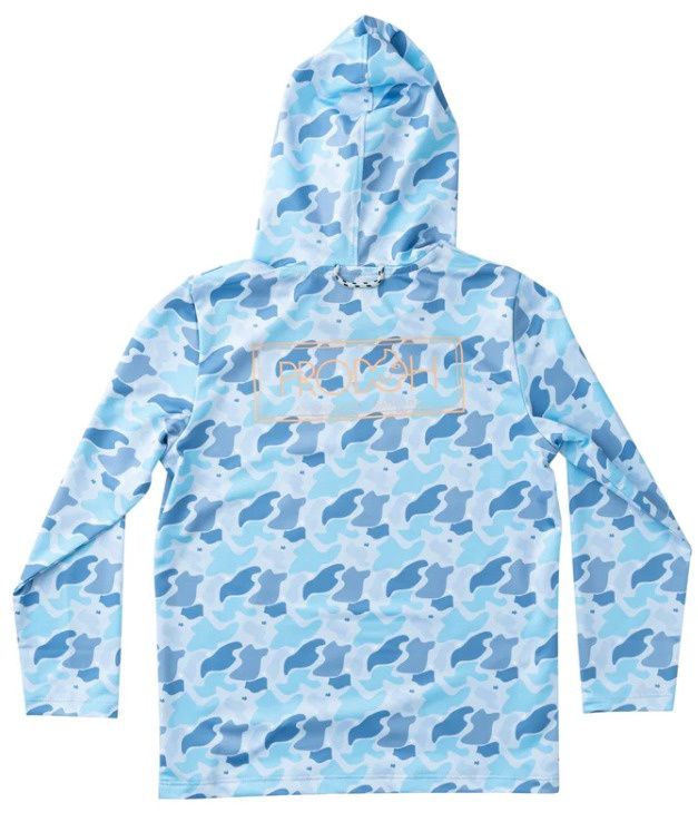 Blue Camo Logo Performance Shirt