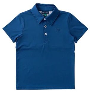 Performance Polo - Navy Peony