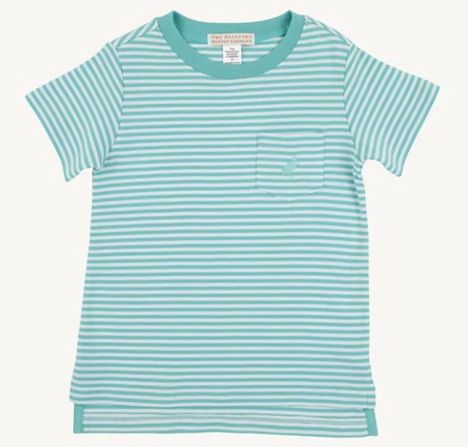 Turks Teal Stripe Carter Tee