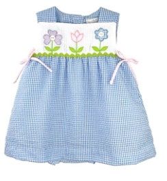 Applique Flower Overlay Dress
