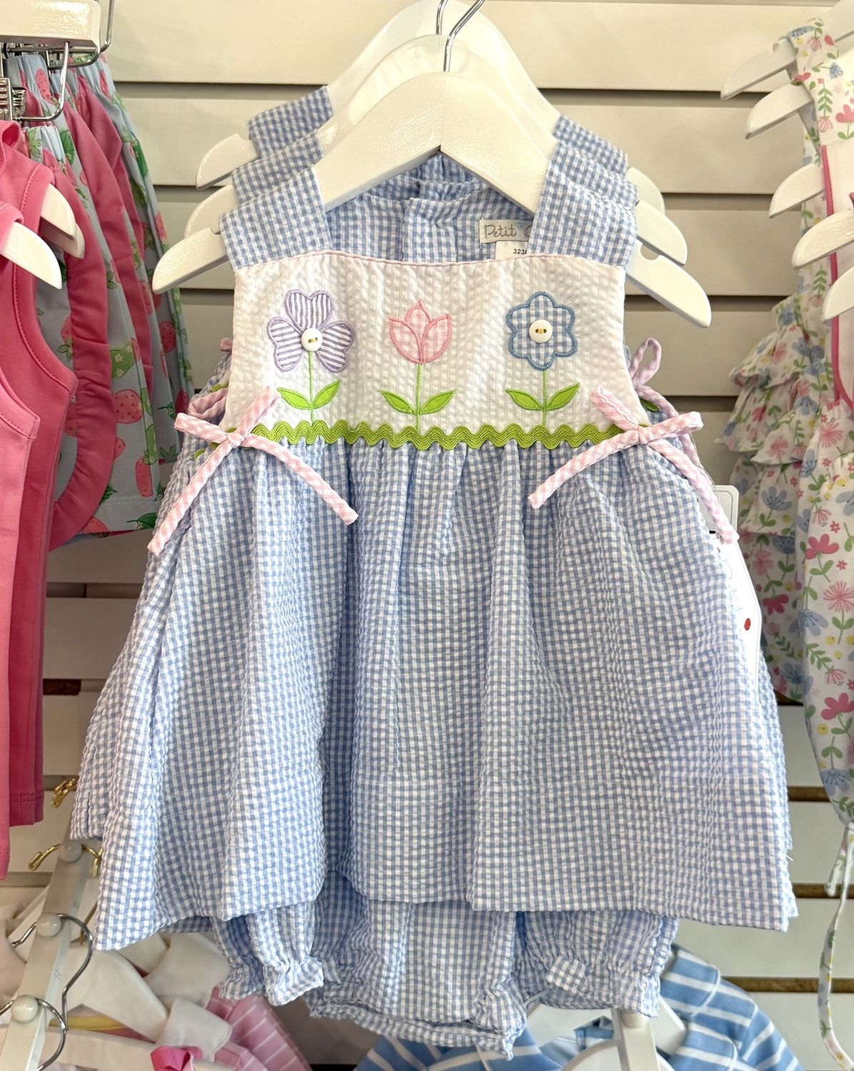 Applique Flower Dress