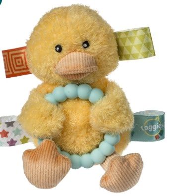 Taggies Dunkin Duck Teether Rattle – 6″