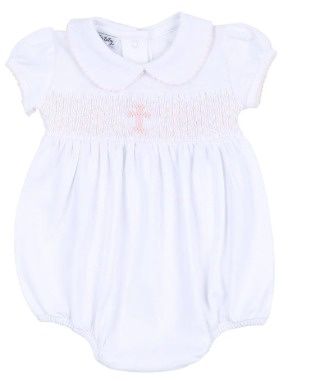 Blessed Smocked Bubble | Pink