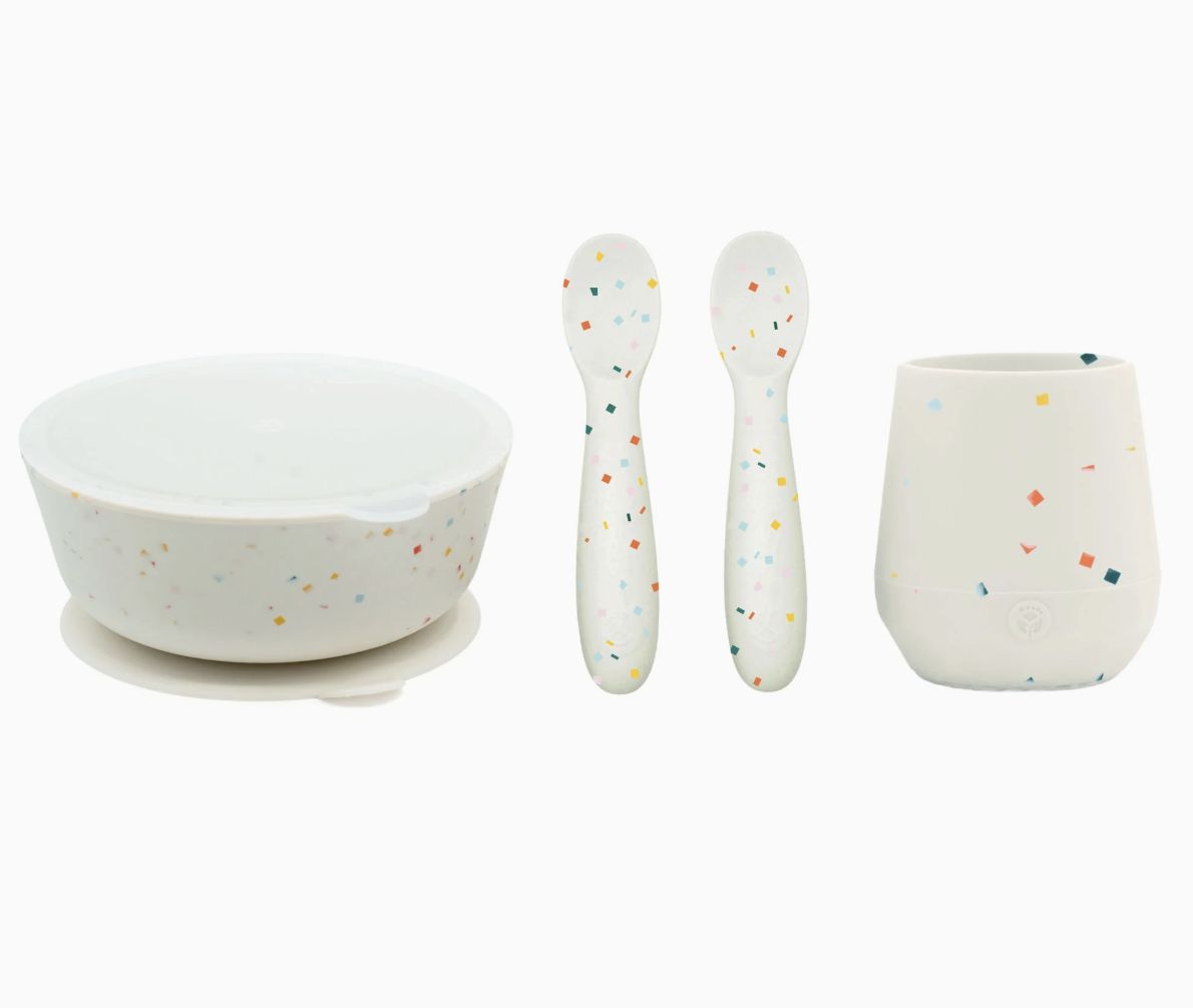 First Feeding Set, Colors: Confetti