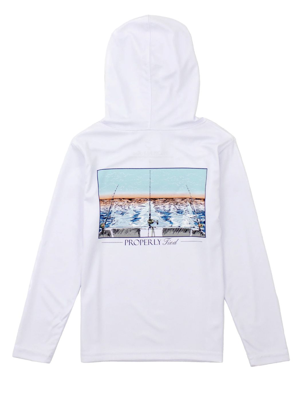 Castaway White Performance Hoodie