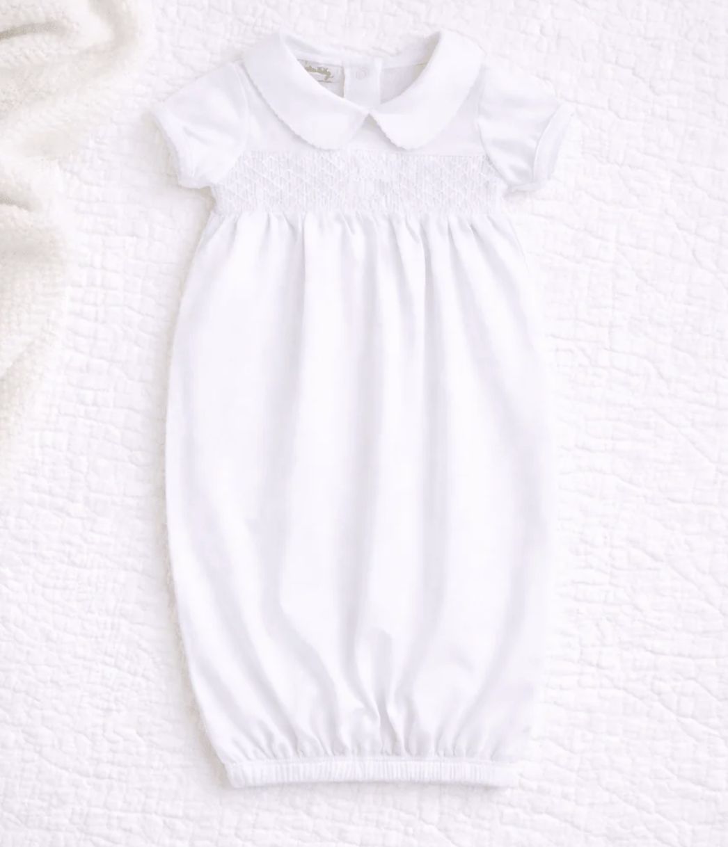 Boys Blessed White Collared Gown
