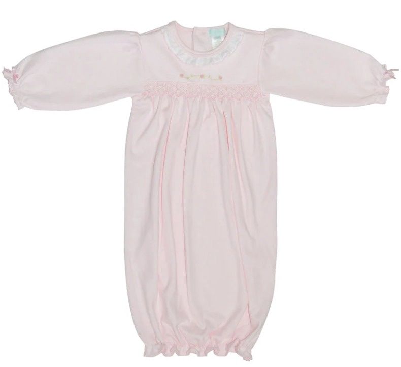 Girl Rose Vines Pink Pima