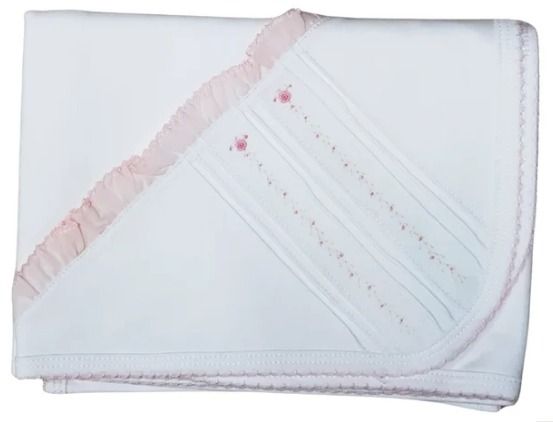 Heirloom Rosevine Embroidered Blanket