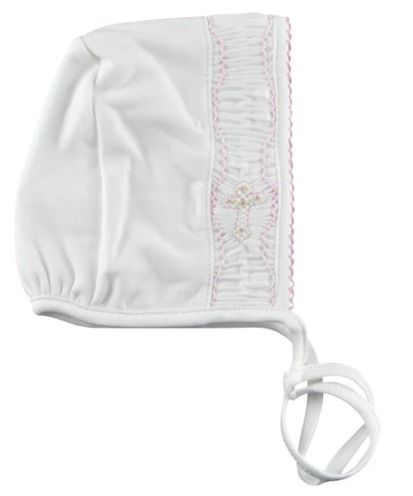 Hand Smocked Cross Bonnet