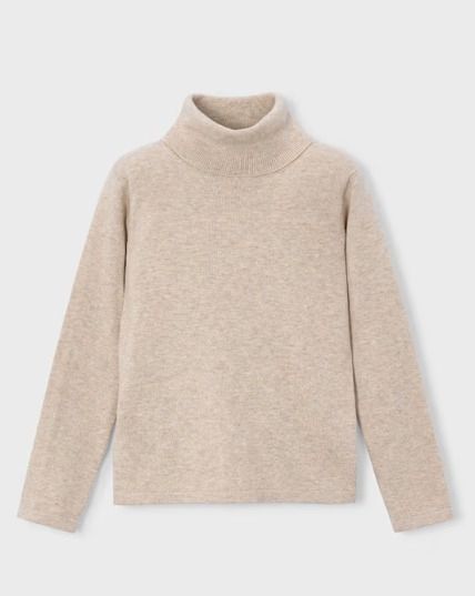 Knitting Turtleneck, Colors: beige, Size: 2