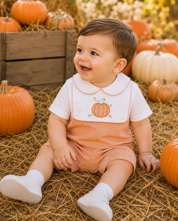 Pumpkin Romper/Bib
