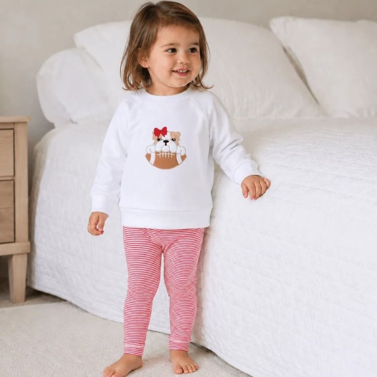 Bulldog PrideApplique Girl, Size: 2t